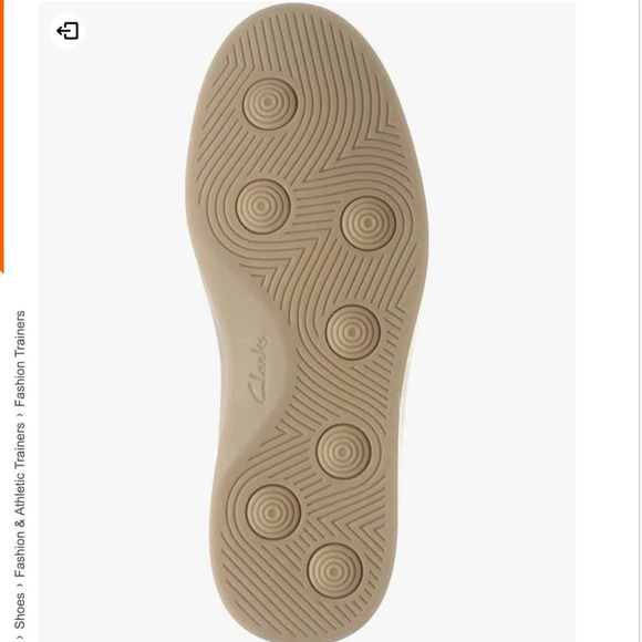 Clarks Women's Hale Rise. Hi-Top Trainers - Picture 4 of 4